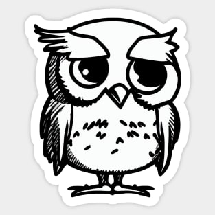 Tiny cute owl Sticker